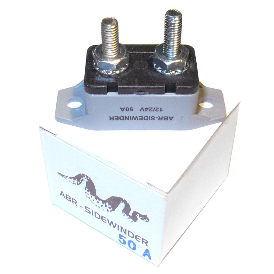 AUTO RESET CIRCUIT BREAKER 50A FUSE DUAL BATTERY SYSTEMS 12V 24V